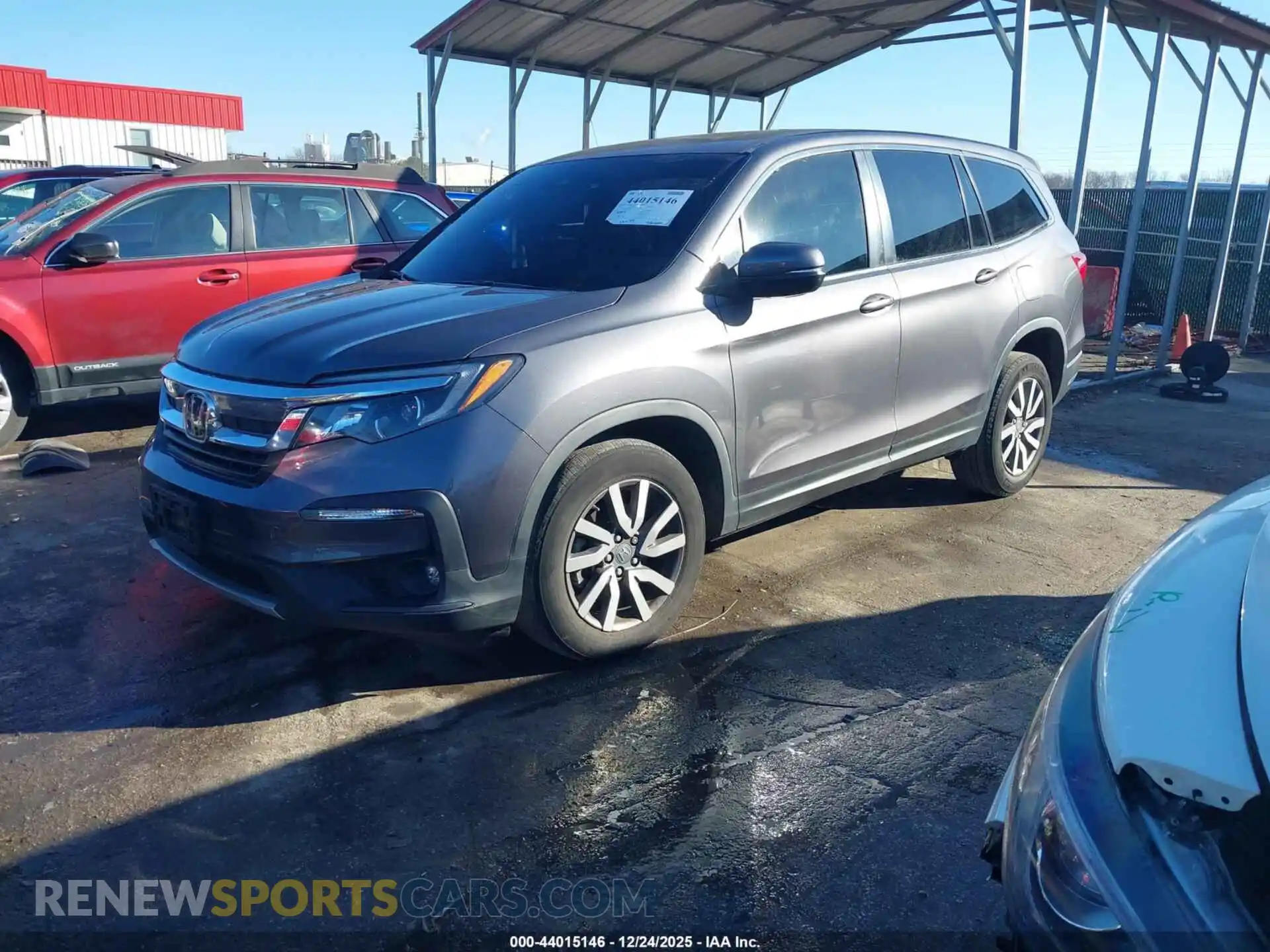2 Photograph of a damaged car 5FNYF5H5XMB042262 HONDA PILOT 2021