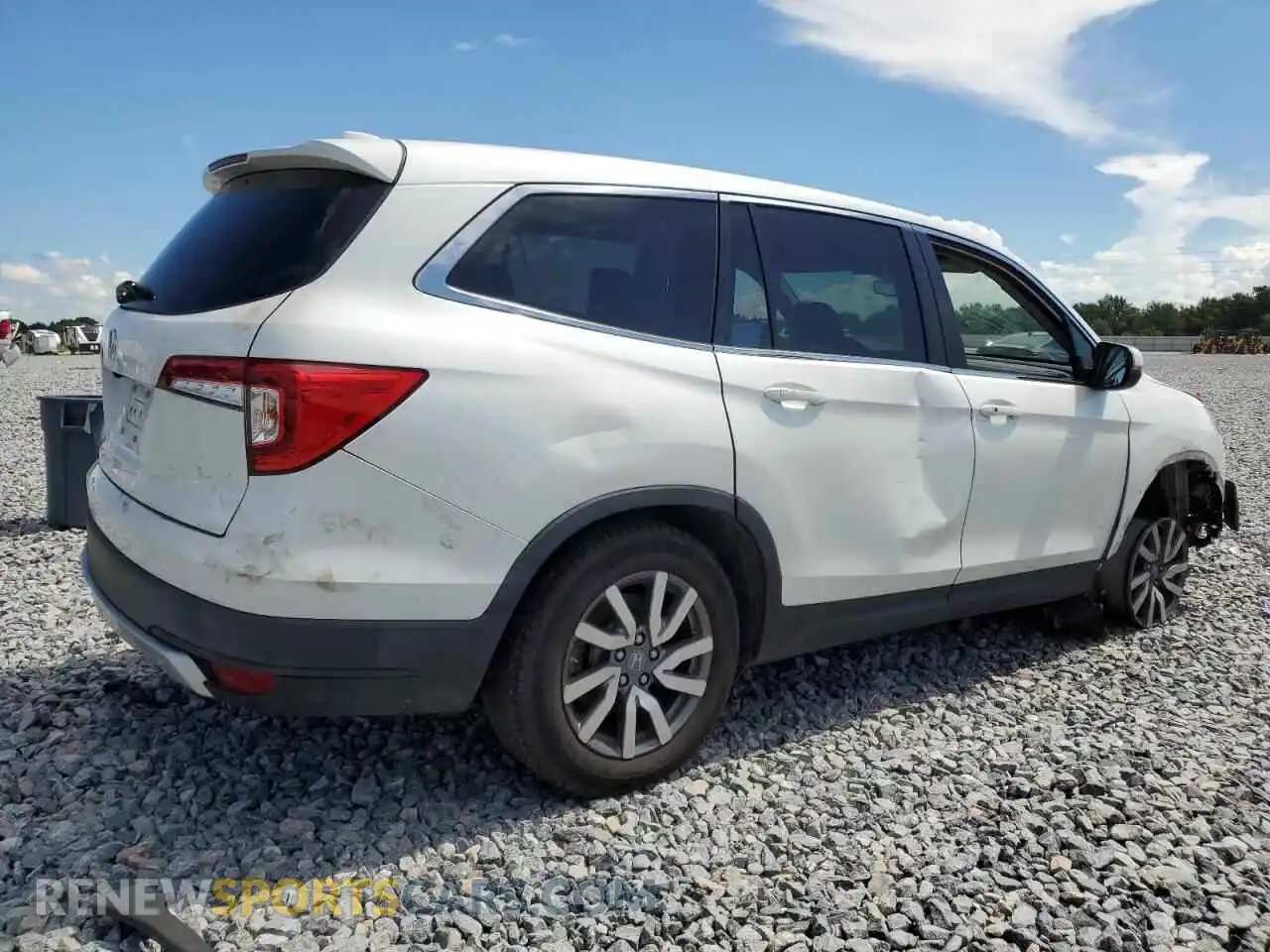 3 Photograph of a damaged car 5FNYF5H5XMB044092 HONDA PILOT 2021