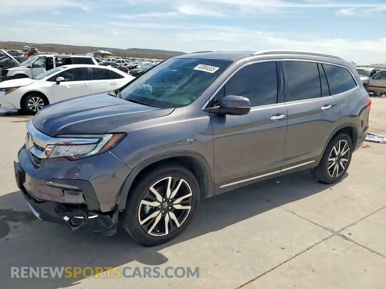 1 Фотография поврежденного автомобиля 5FNYF5H60MB014706 HONDA PILOT 2021