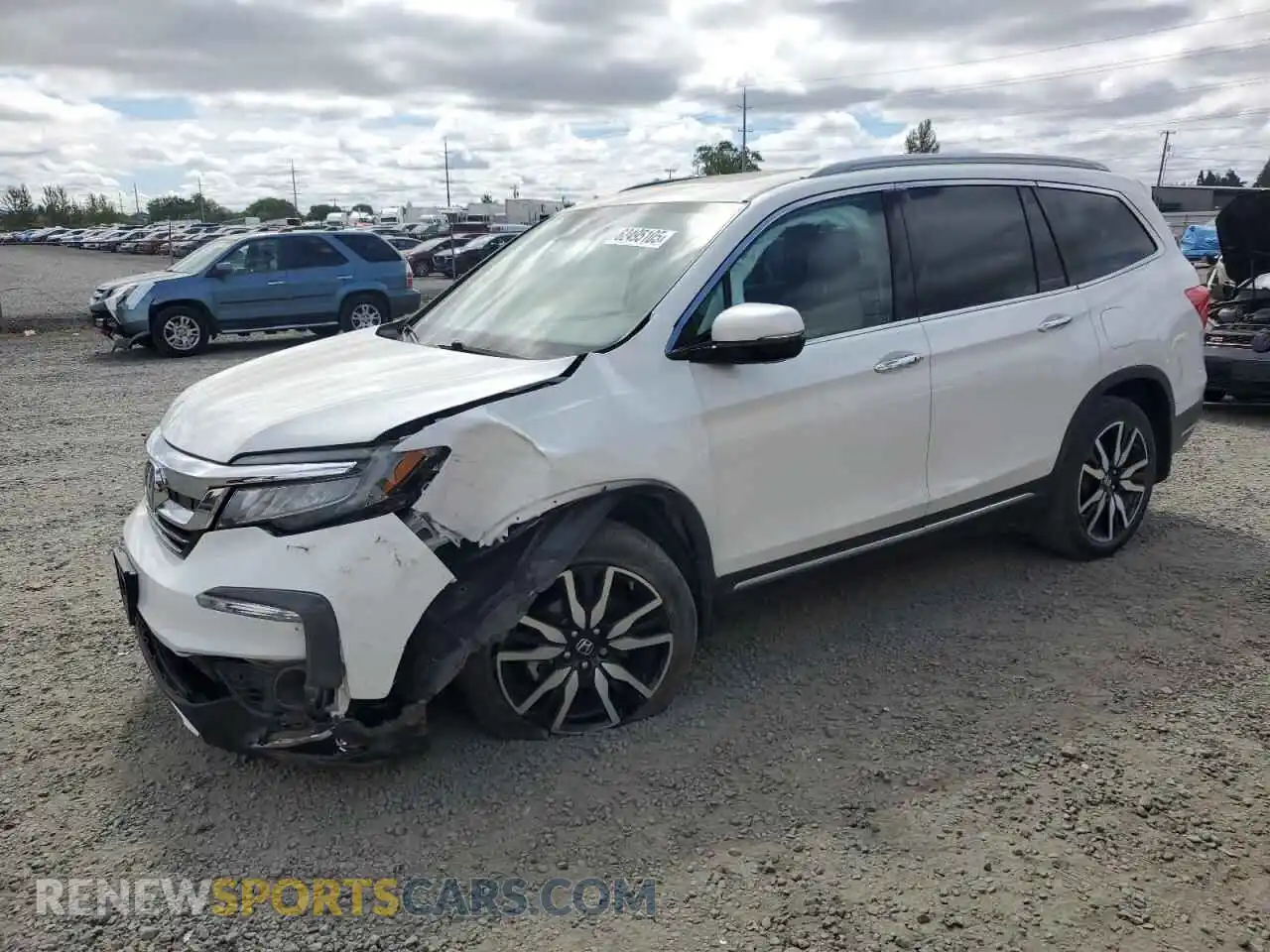 1 Photograph of a damaged car 5FNYF5H62MB000533 HONDA PILOT 2021