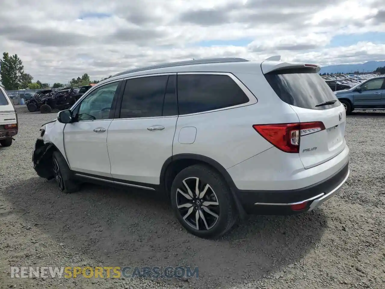 2 Photograph of a damaged car 5FNYF5H62MB000533 HONDA PILOT 2021