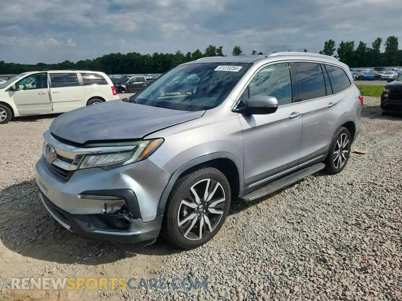 1 fotografías del automóvil dañado 5FNYF5H62MB000676 HONDA PILOT 2021