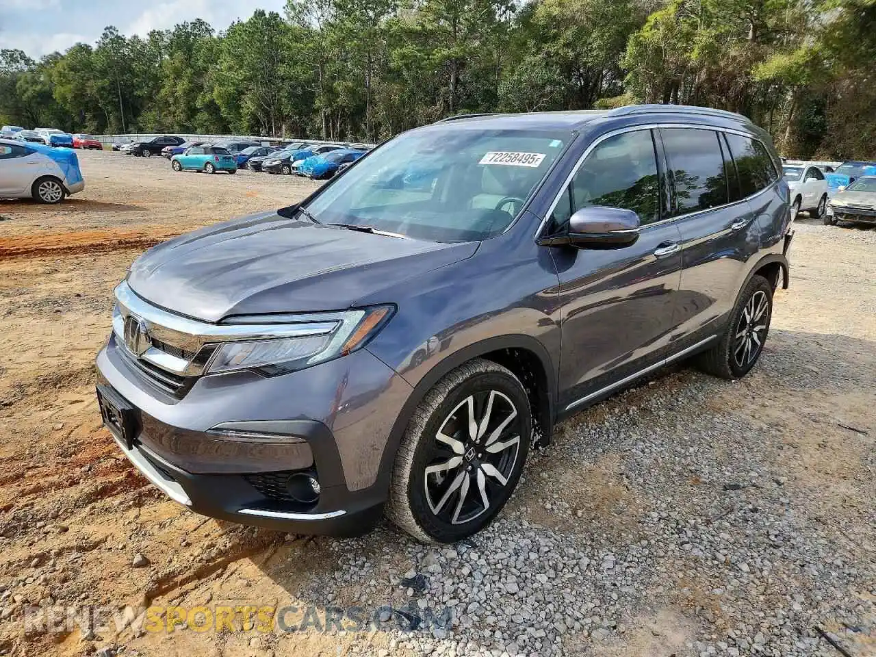 1 Photograph of a damaged car 5FNYF5H62MB035637 HONDA PILOT 2021