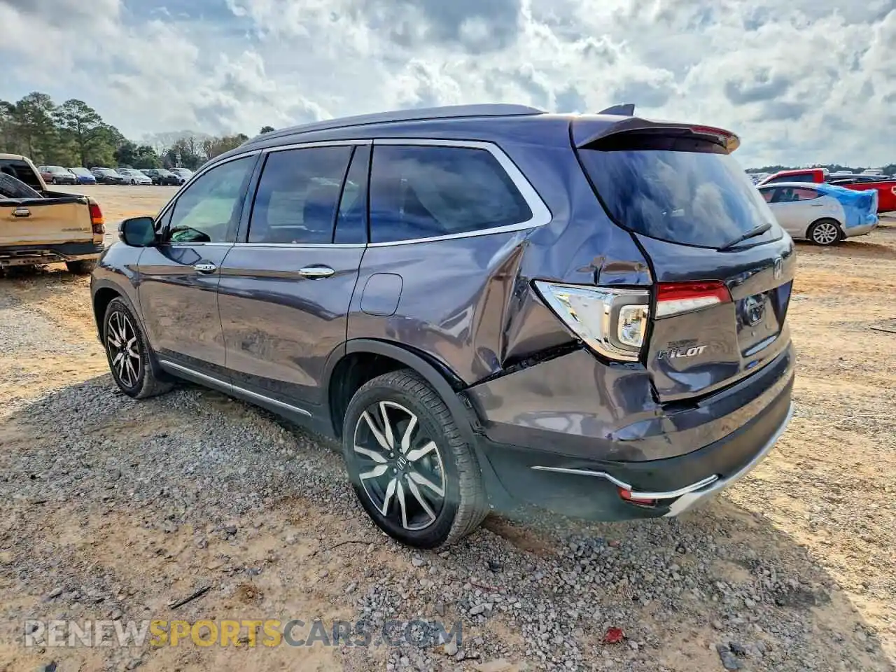 2 Photograph of a damaged car 5FNYF5H62MB035637 HONDA PILOT 2021