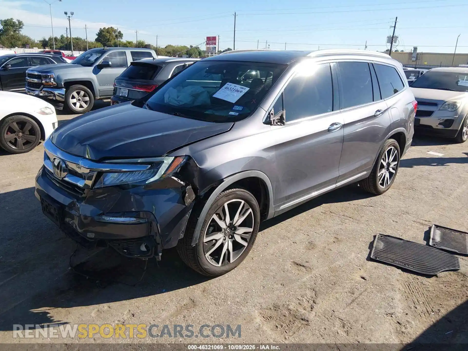 2 Фотография поврежденного автомобиля 5FNYF5H64MB000727 HONDA PILOT 2021
