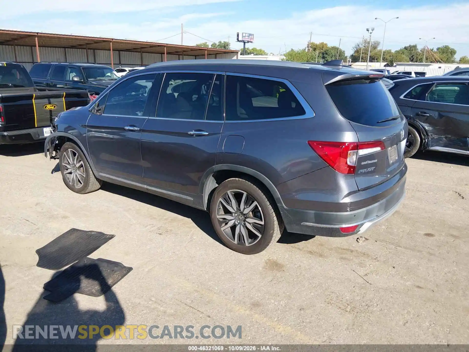 3 Фотография поврежденного автомобиля 5FNYF5H64MB000727 HONDA PILOT 2021