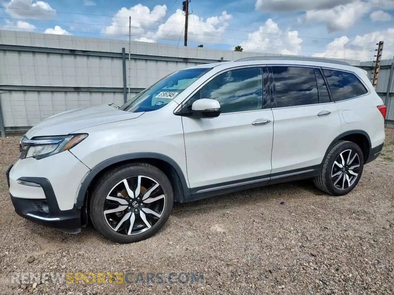 1 Photograph of a damaged car 5FNYF5H64MB040645 HONDA PILOT 2021