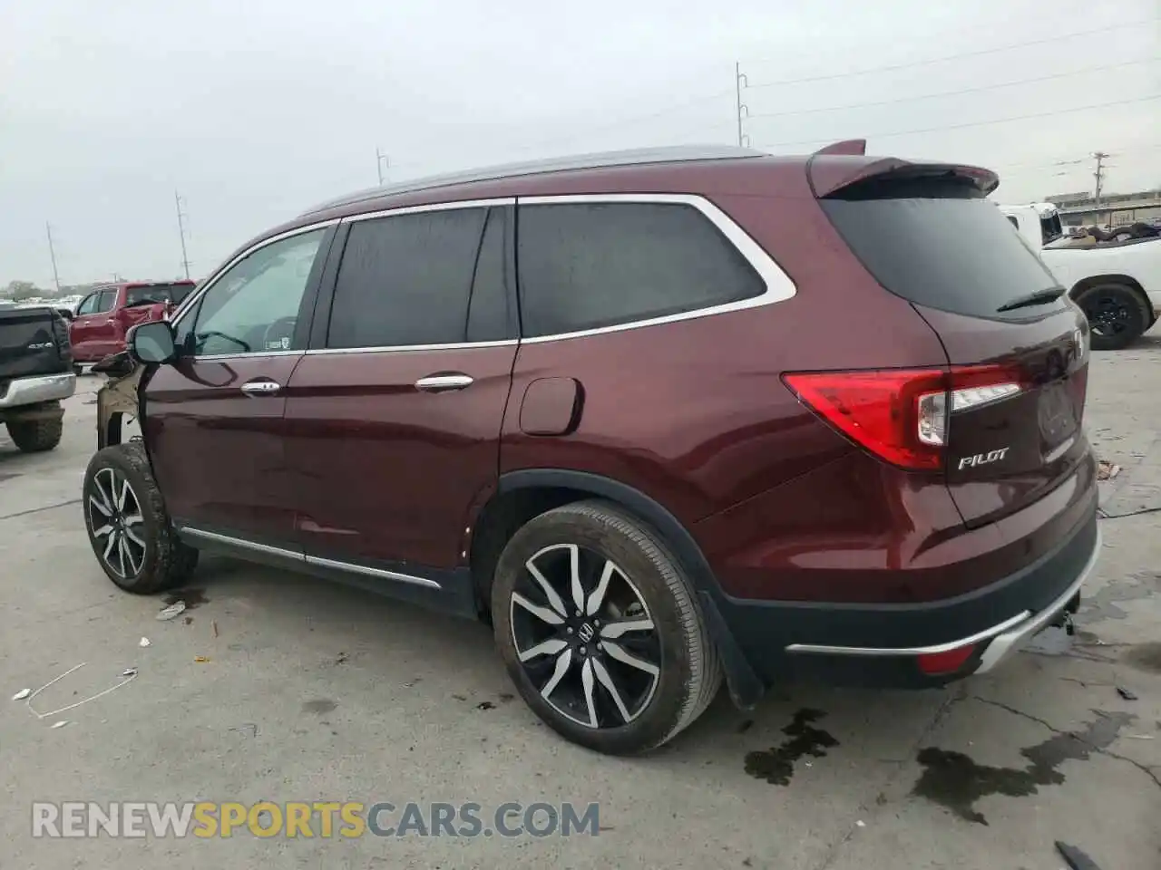 2 Photograph of a damaged car 5FNYF5H65MB008707 HONDA PILOT 2021