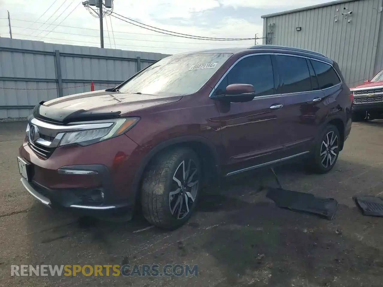1 Фотография поврежденного автомобиля 5FNYF5H67MB008711 HONDA PILOT 2021