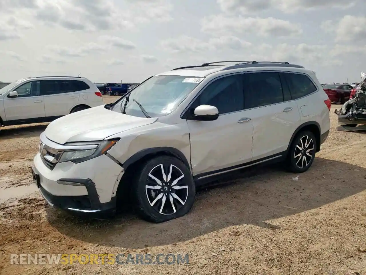 1 fotografías del automóvil dañado 5FNYF5H68MB000519 HONDA PILOT 2021