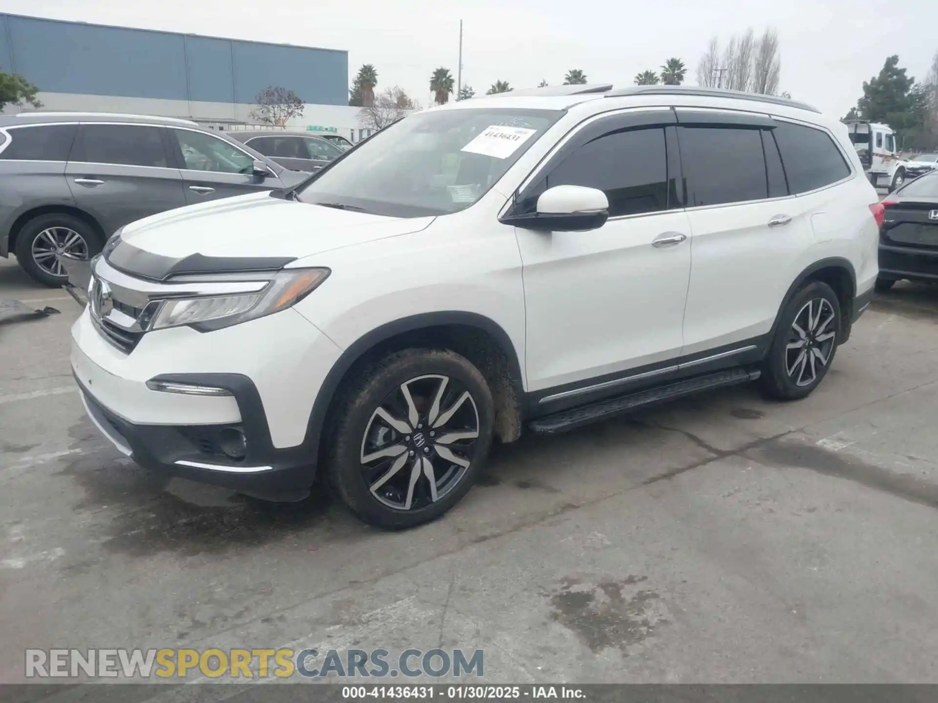 2 fotografías del automóvil dañado 5FNYF5H68MB001296 HONDA PILOT 2021