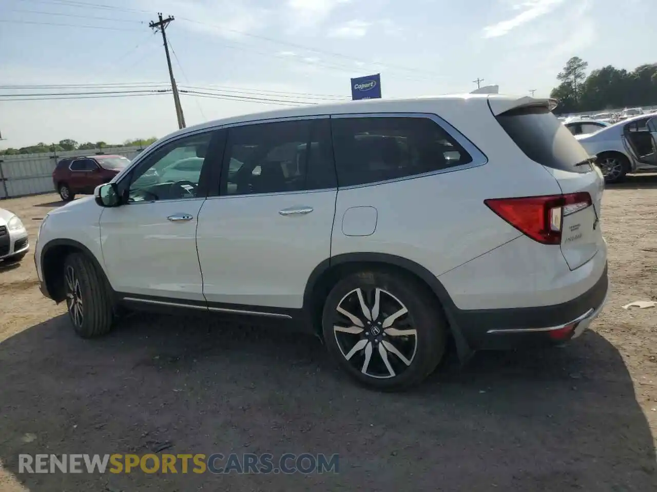 2 Photograph of a damaged car 5FNYF5H68MB041796 HONDA PILOT 2021