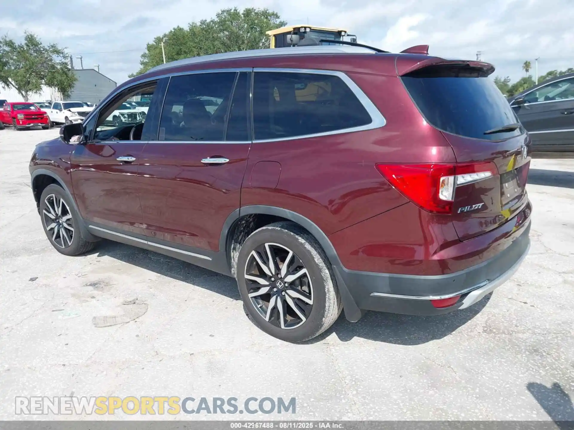 3 Photograph of a damaged car 5FNYF5H69MB008726 HONDA PILOT 2021