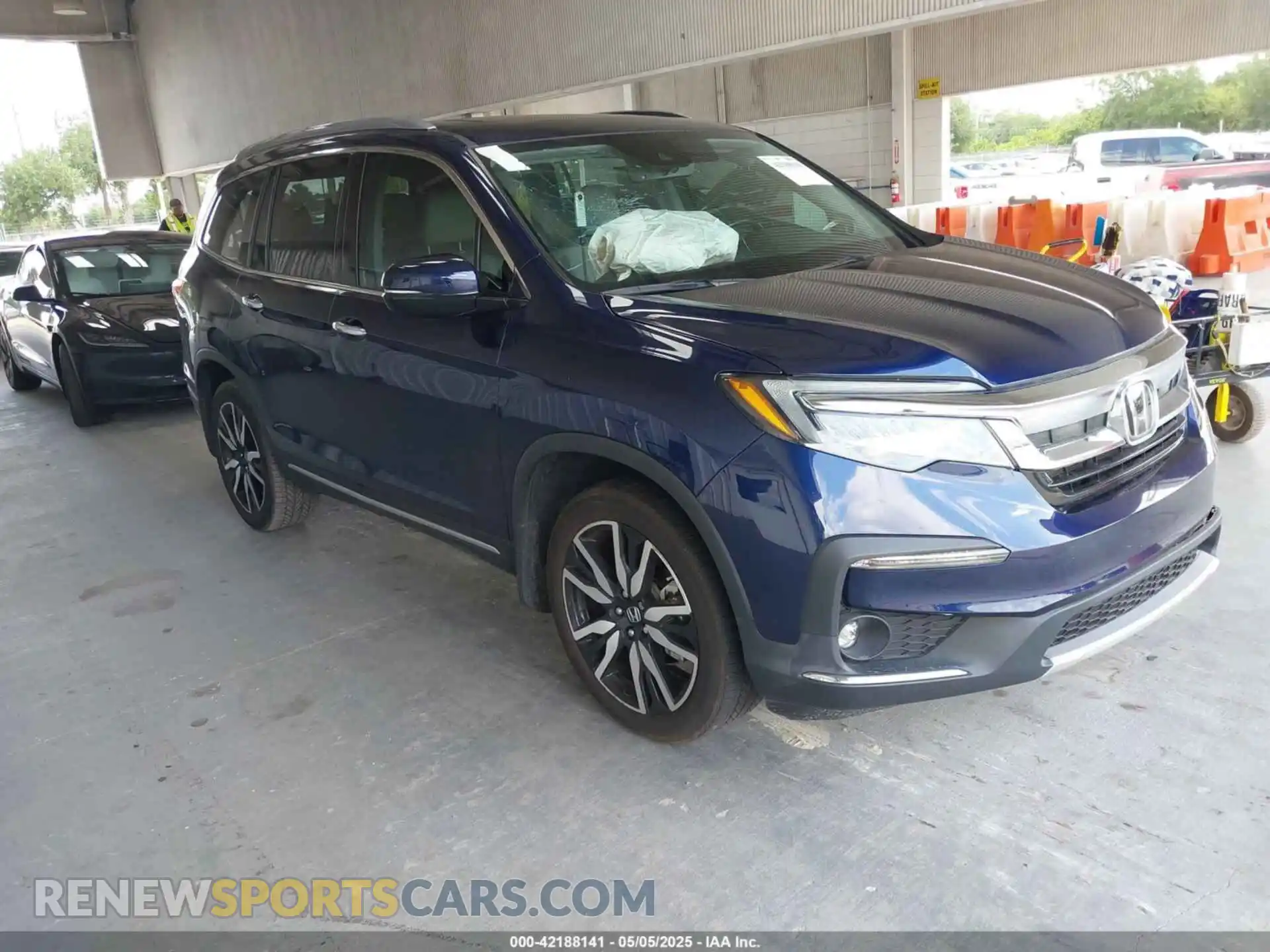 1 fotografías del automóvil dañado 5FNYF5H93MB002463 HONDA PILOT 2021