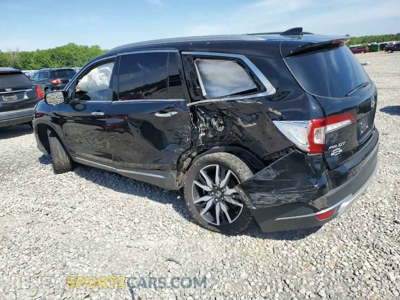 2 Photograph of a damaged car 5FNYF5H93MB009669 HONDA PILOT 2021