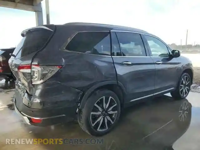 3 Photograph of a damaged car 5FNYF5H93MB014192 HONDA PILOT 2021