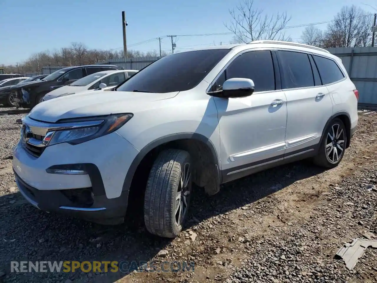 1 Photograph of a damaged car 5FNYF5H97MB012283 HONDA PILOT 2021