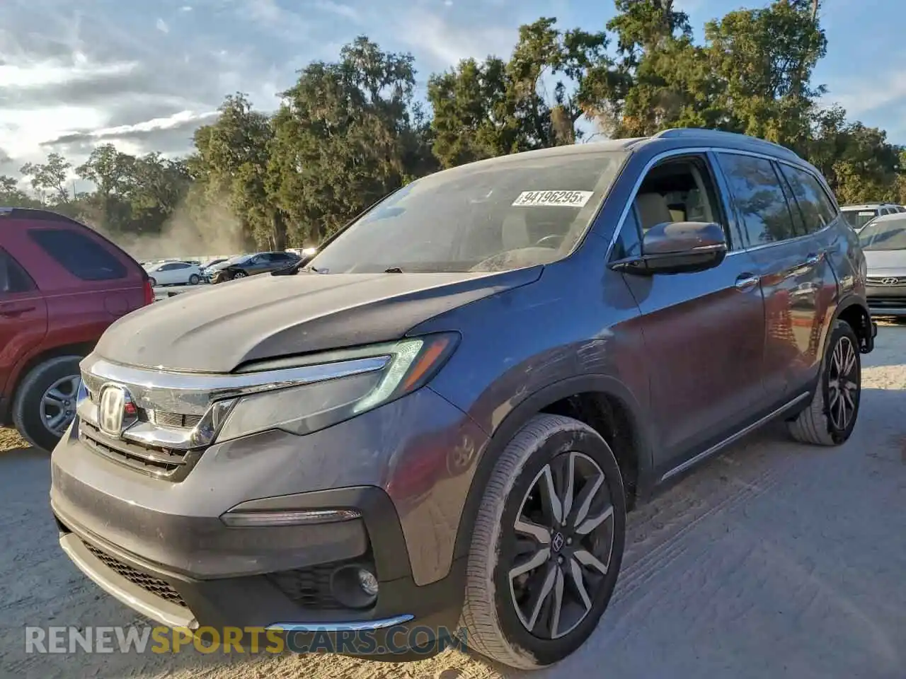 1 Photograph of a damaged car 5FNYF5H97MB023008 HONDA PILOT 2021