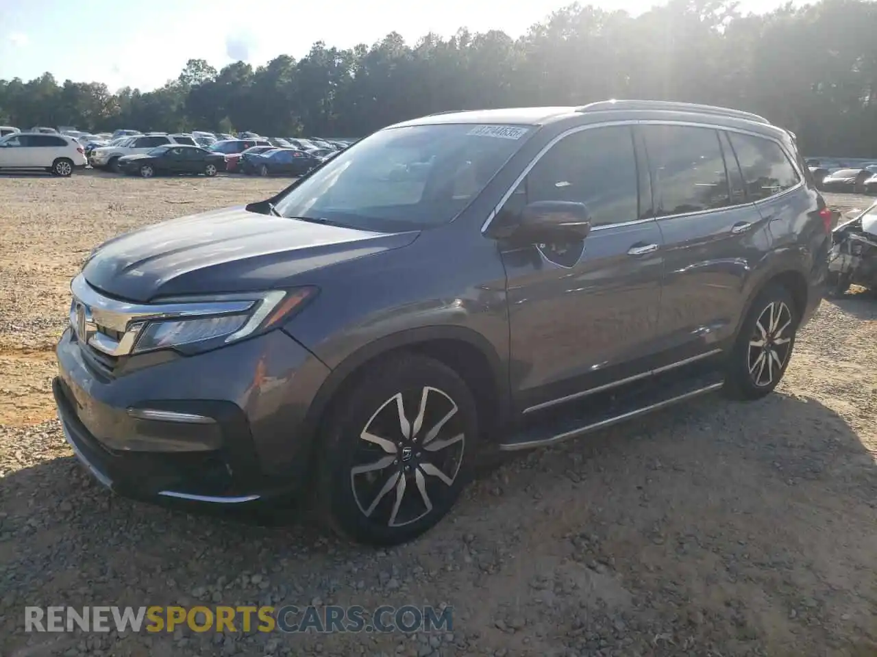 1 Photograph of a damaged car 5FNYF5H98MB000319 HONDA PILOT 2021