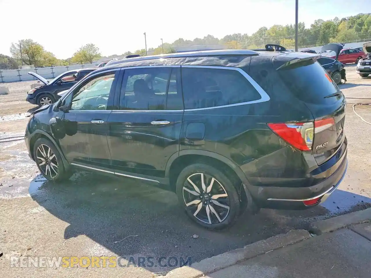 2 fotografías del automóvil dañado 5FNYF6H00MB089889 HONDA PILOT 2021