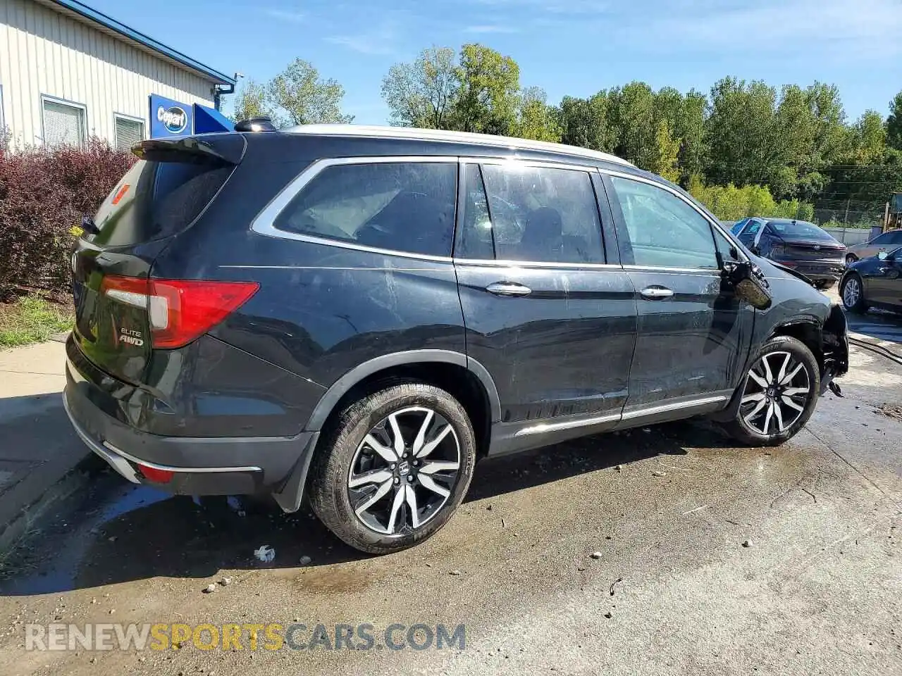 3 fotografías del automóvil dañado 5FNYF6H00MB089889 HONDA PILOT 2021
