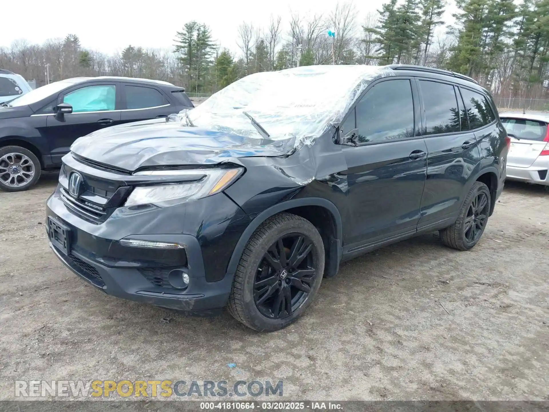 2 Photograph of a damaged car 5FNYF6H00MB504287 HONDA PILOT 2021