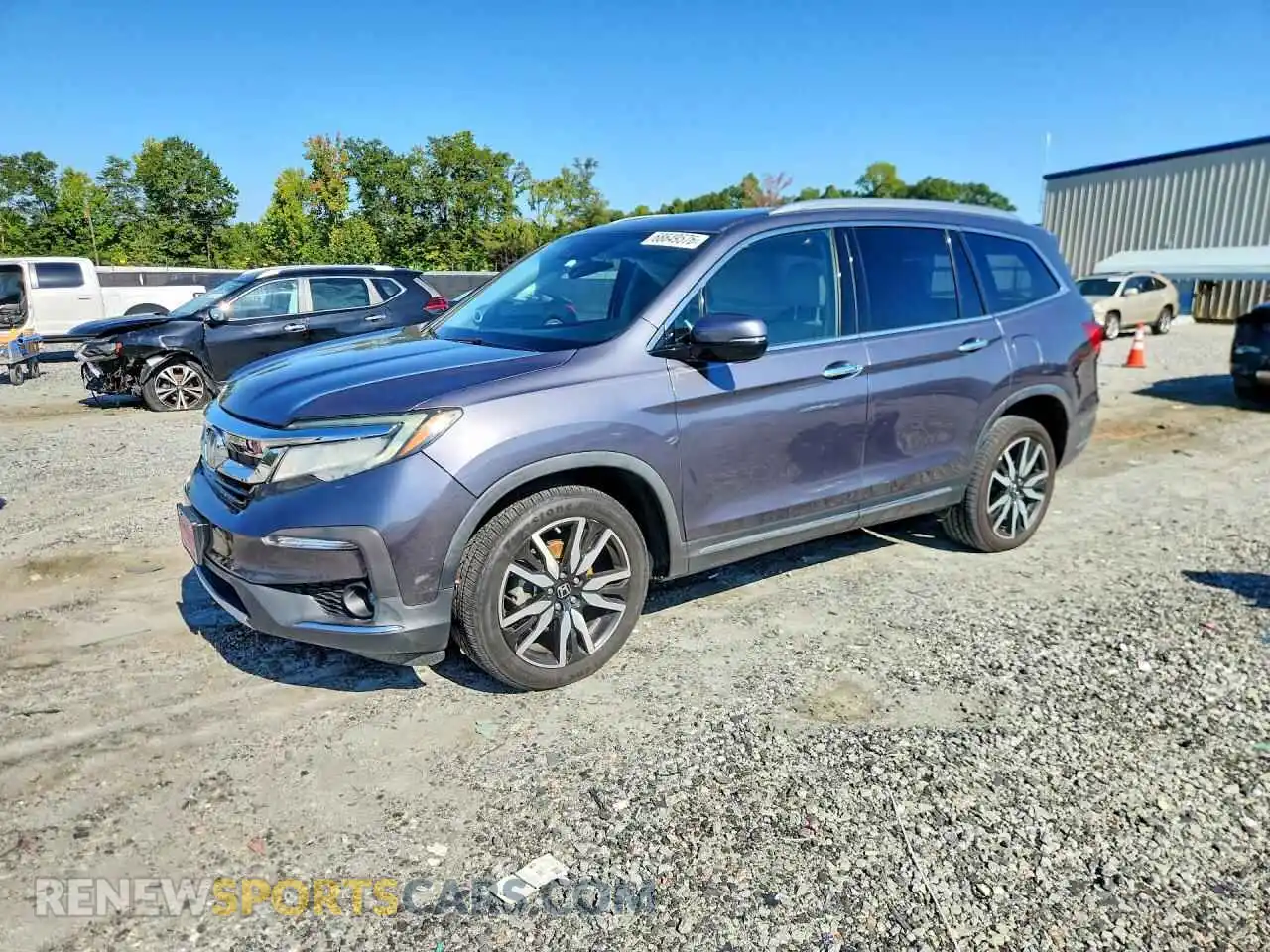 1 fotografías del automóvil dañado 5FNYF6H07MB000741 HONDA PILOT 2021