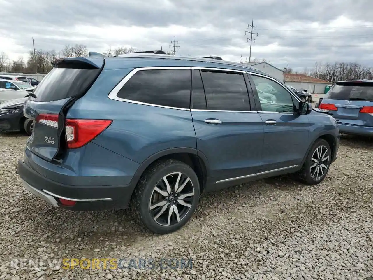 3 Photograph of a damaged car 5FNYF6H07MB029043 HONDA PILOT 2021