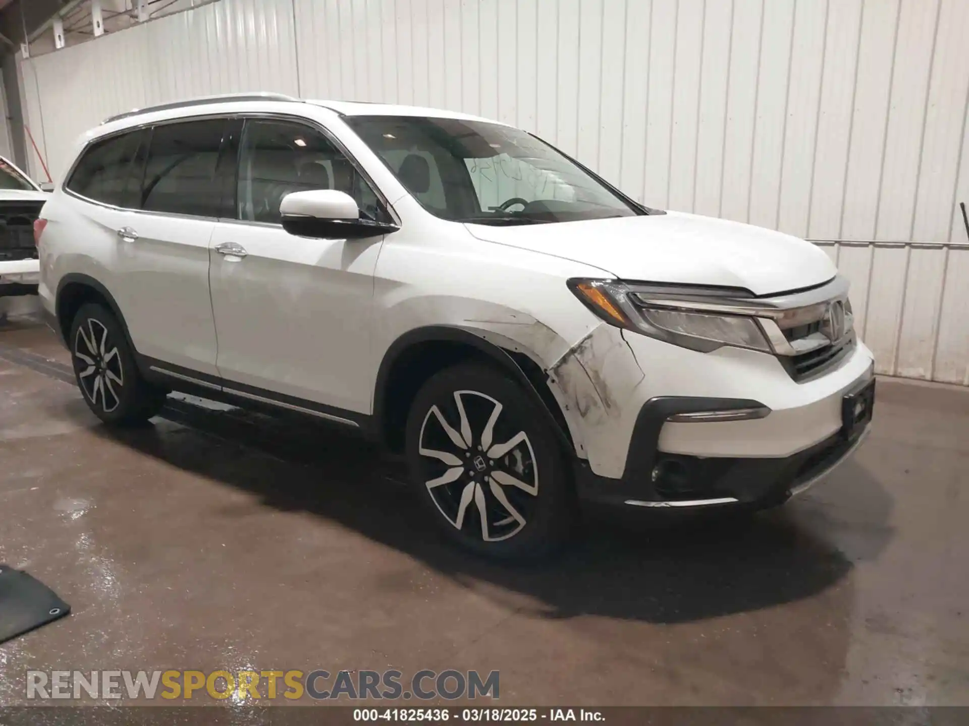 1 Photograph of a damaged car 5FNYF6H07MB041824 HONDA PILOT 2021