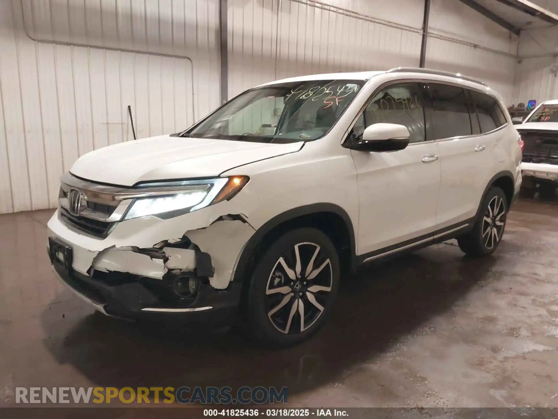 2 Photograph of a damaged car 5FNYF6H07MB041824 HONDA PILOT 2021