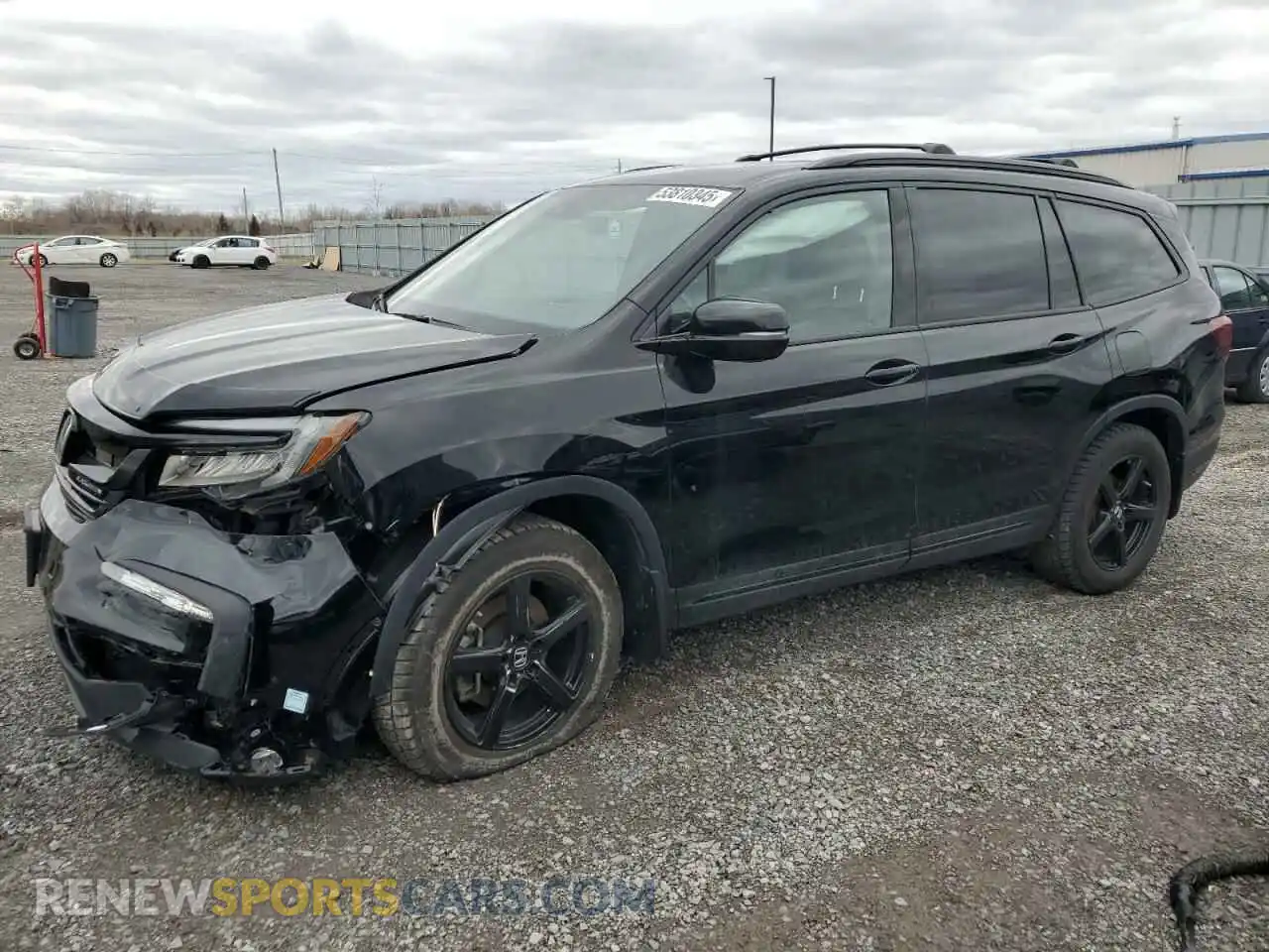 1 Photograph of a damaged car 5FNYF6H09MB504286 HONDA PILOT 2021