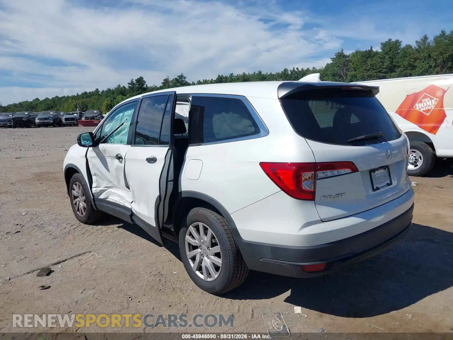 3 fotografías del automóvil dañado 5FNYF6H15MB013951 HONDA PILOT 2021