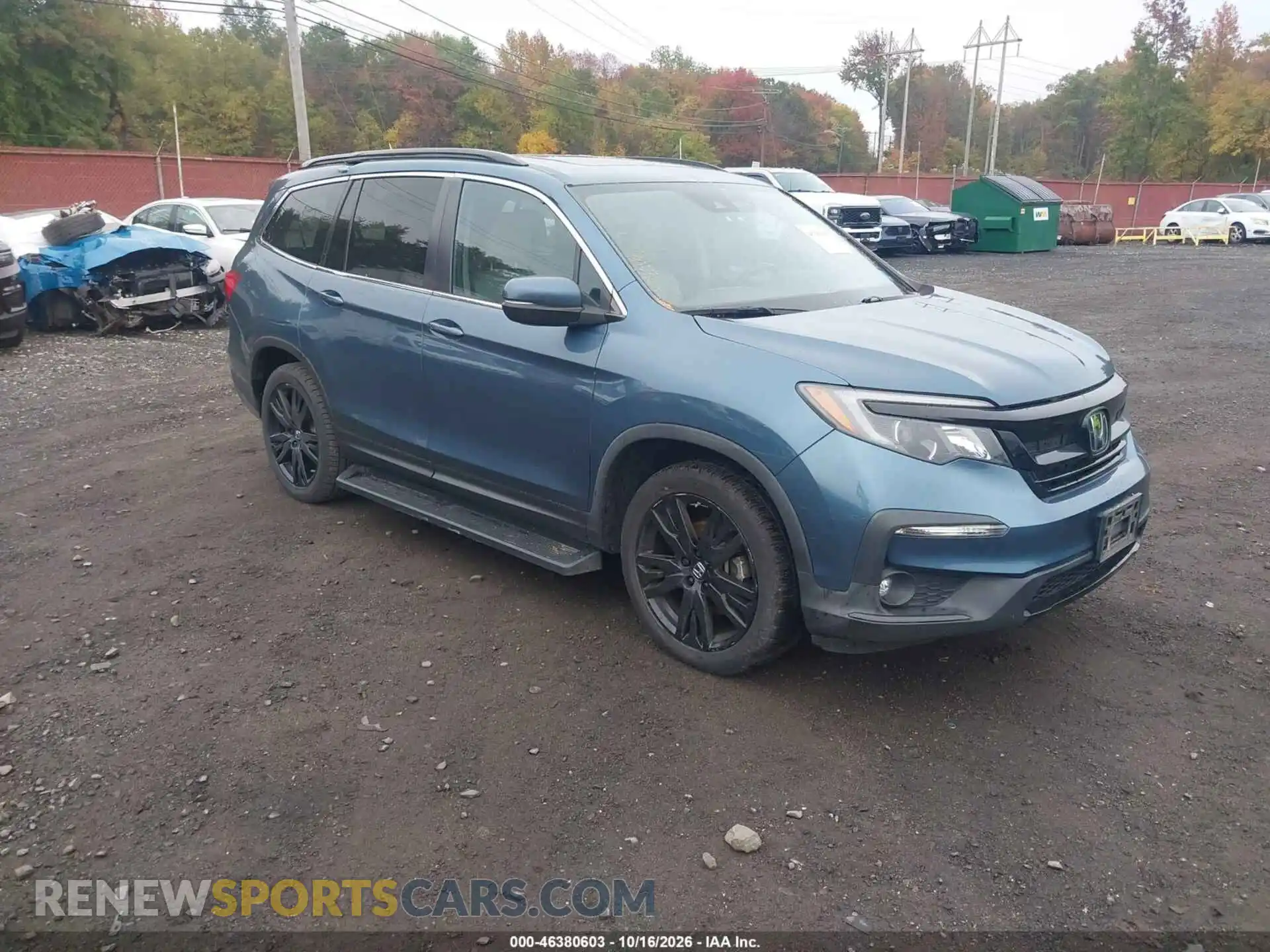 1 fotografías del automóvil dañado 5FNYF6H20MB011811 HONDA PILOT 2021