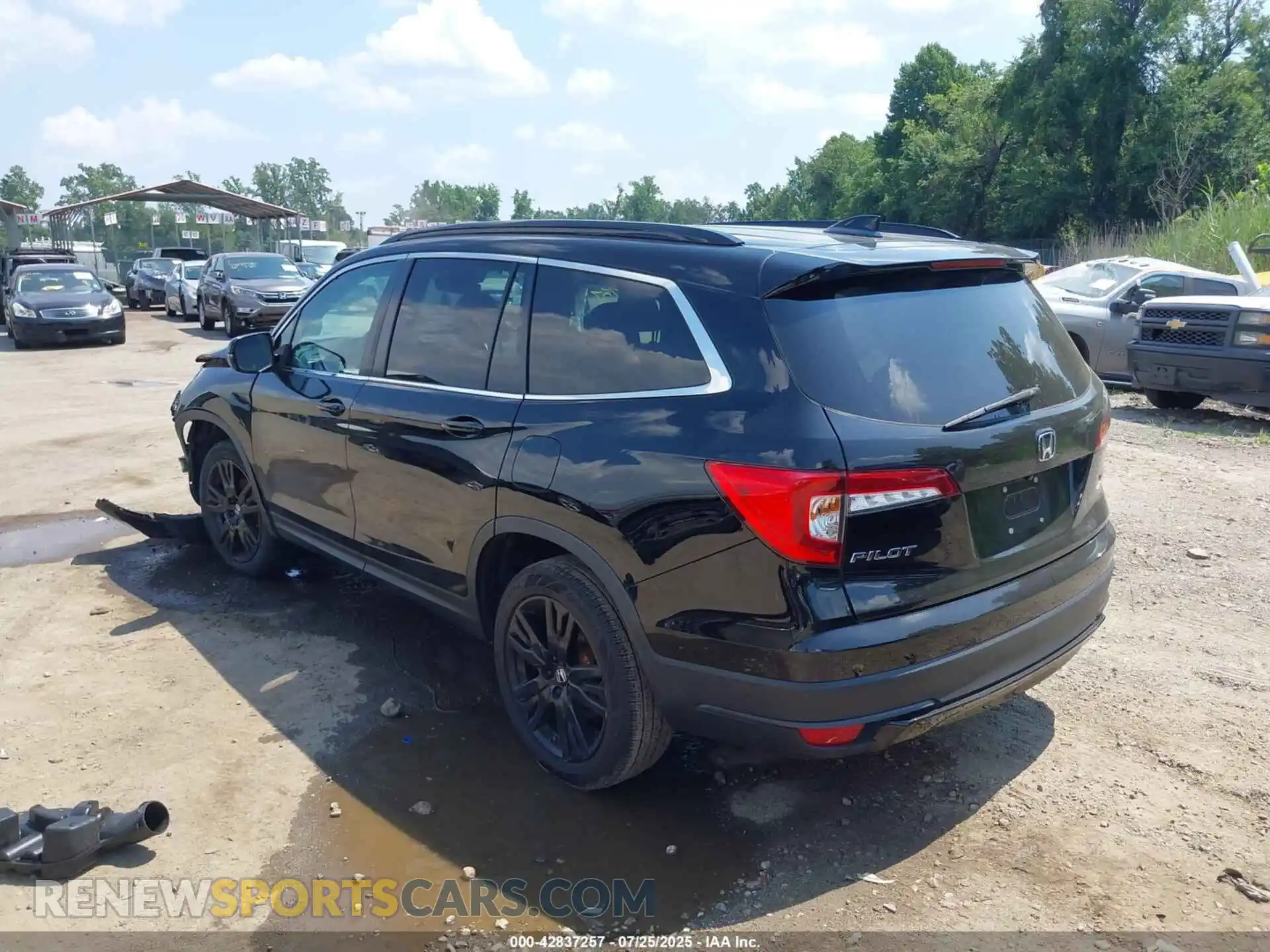 3 Фотография поврежденного автомобиля 5FNYF6H20MB015907 HONDA PILOT 2021