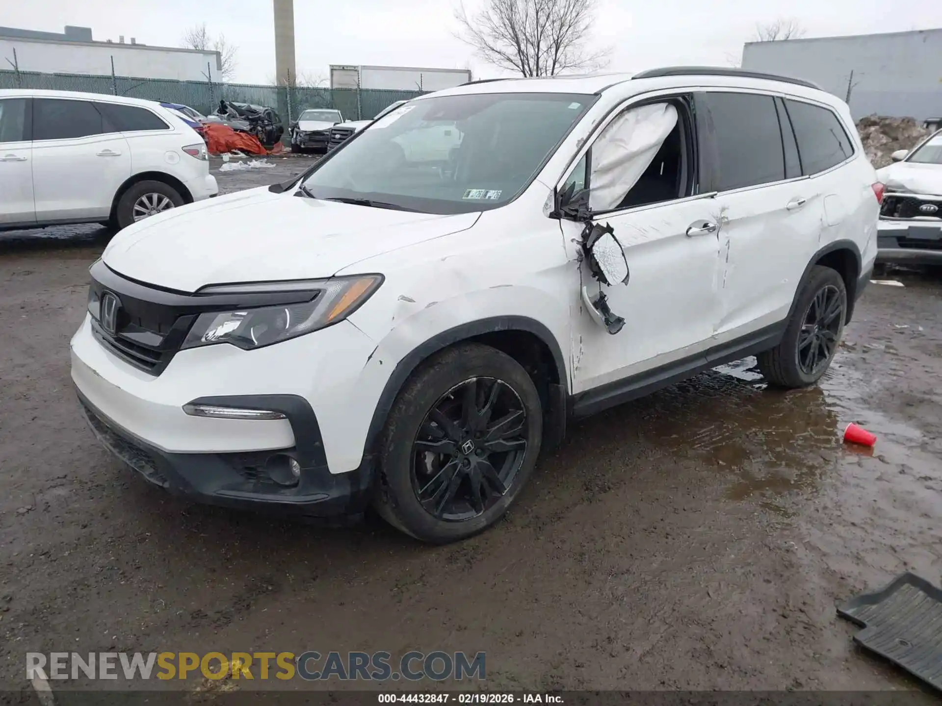 2 Photograph of a damaged car 5FNYF6H20MB023912 HONDA PILOT 2021