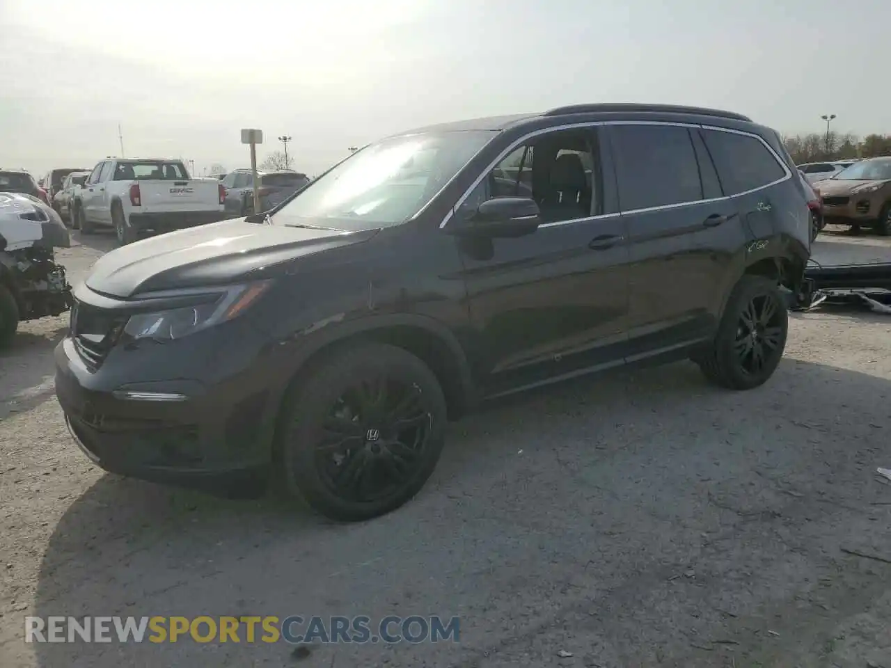 1 Photograph of a damaged car 5FNYF6H20MB047434 HONDA PILOT 2021
