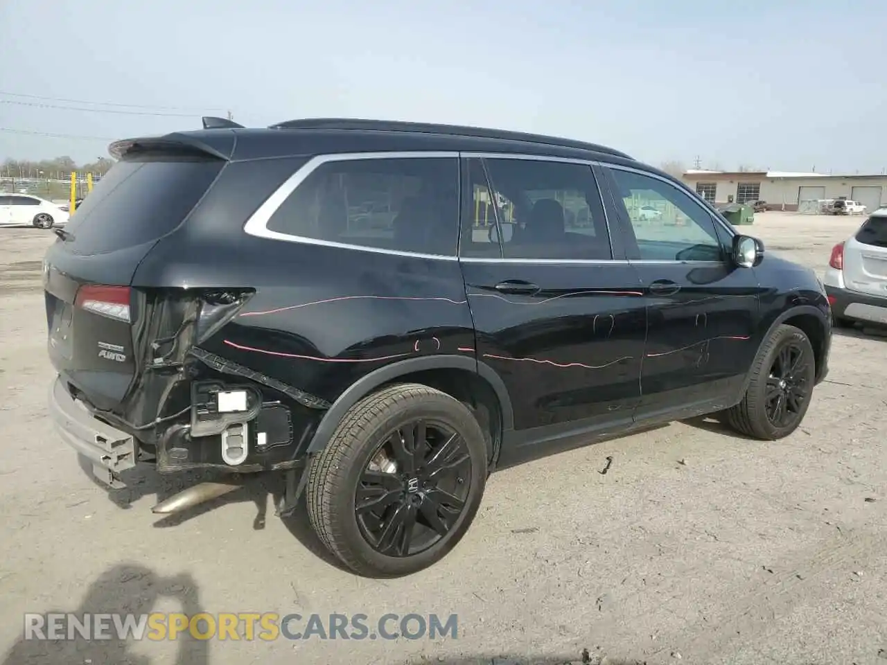 3 Photograph of a damaged car 5FNYF6H20MB047434 HONDA PILOT 2021