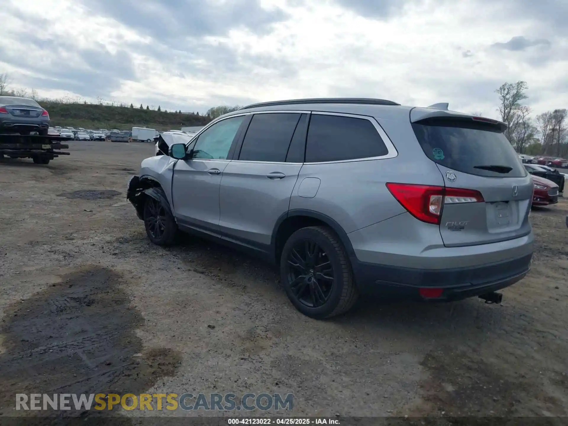 3 fotografías del automóvil dañado 5FNYF6H20MB061334 HONDA PILOT 2021