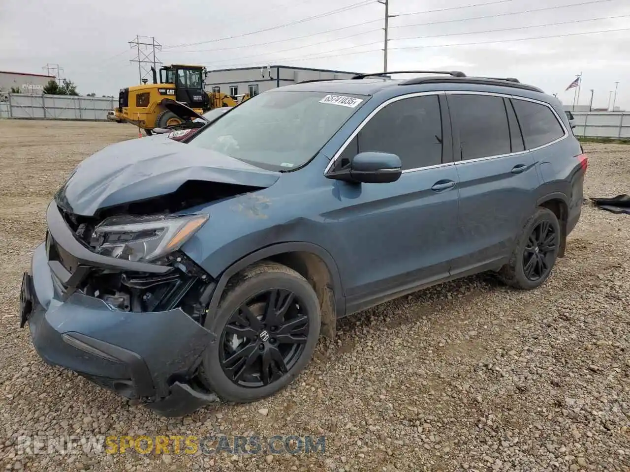 1 Photograph of a damaged car 5FNYF6H20MB064976 HONDA PILOT 2021