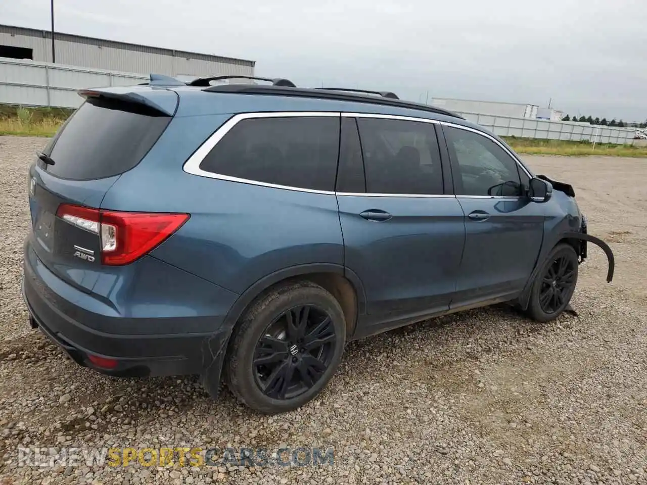 3 Photograph of a damaged car 5FNYF6H20MB064976 HONDA PILOT 2021
