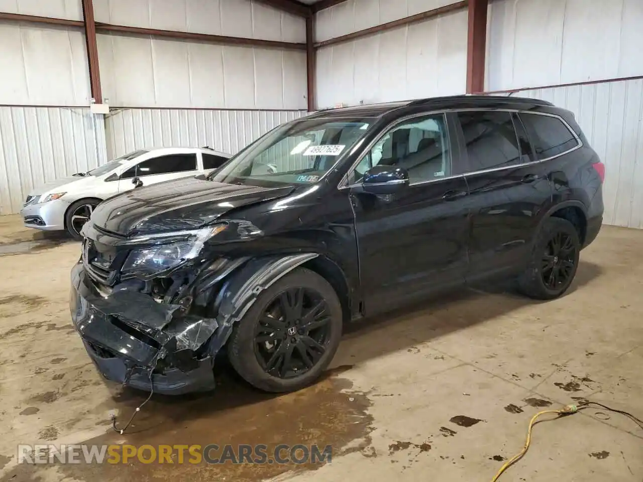 1 Photograph of a damaged car 5FNYF6H21MB029573 HONDA PILOT 2021