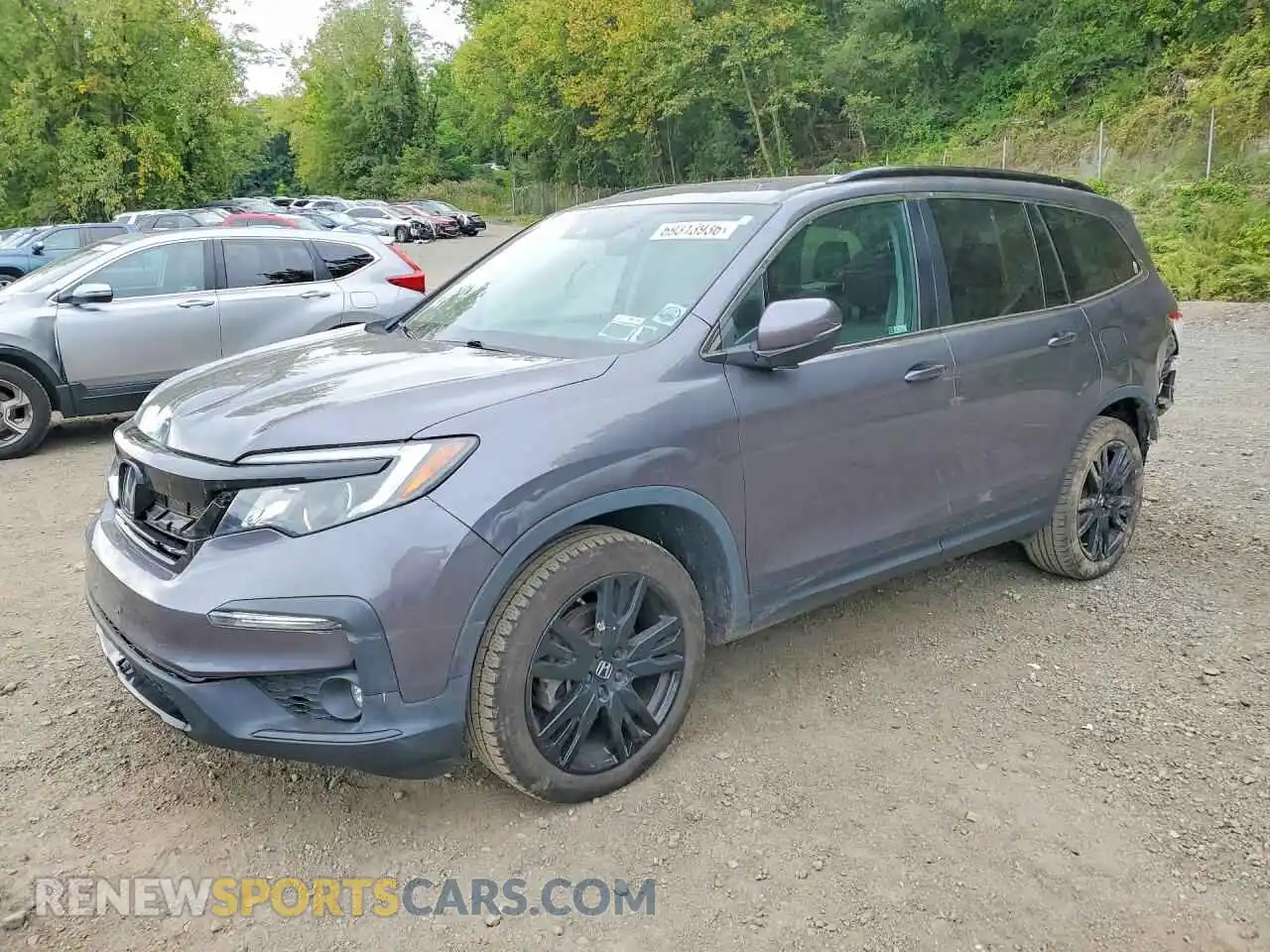1 Photograph of a damaged car 5FNYF6H21MB067210 HONDA PILOT 2021
