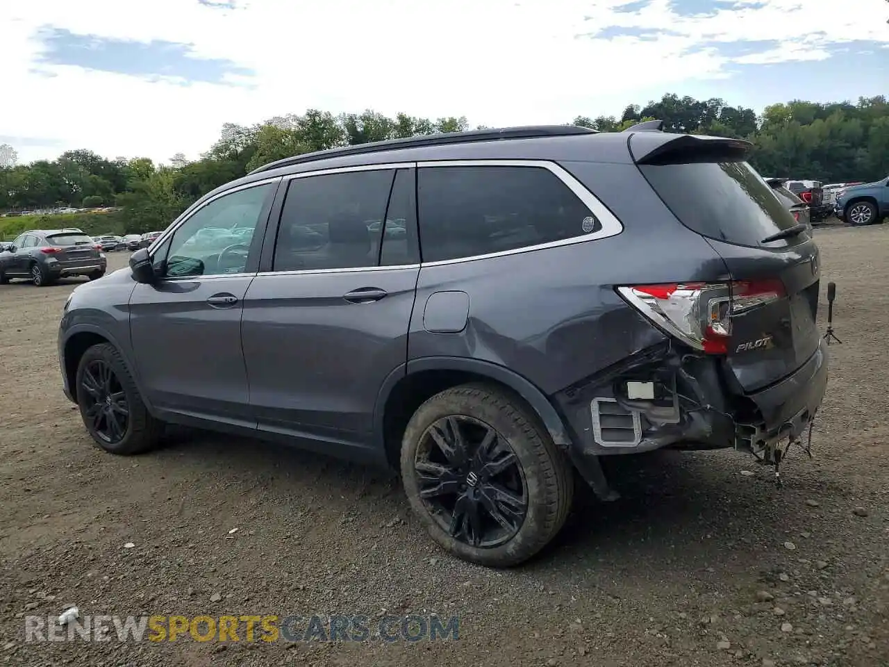 2 Photograph of a damaged car 5FNYF6H21MB067210 HONDA PILOT 2021