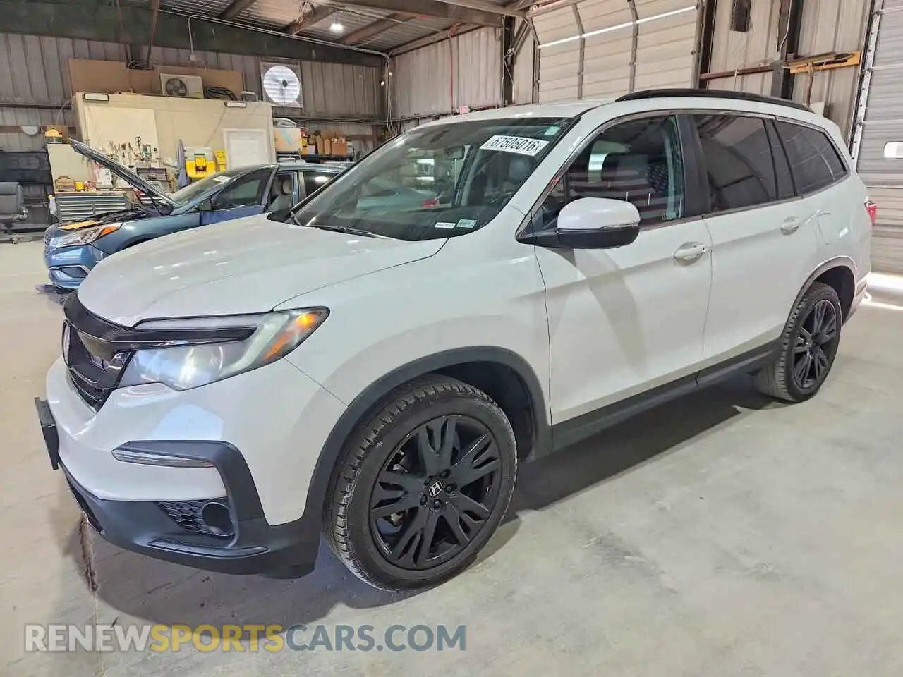 1 Photograph of a damaged car 5FNYF6H21MB086484 HONDA PILOT 2021