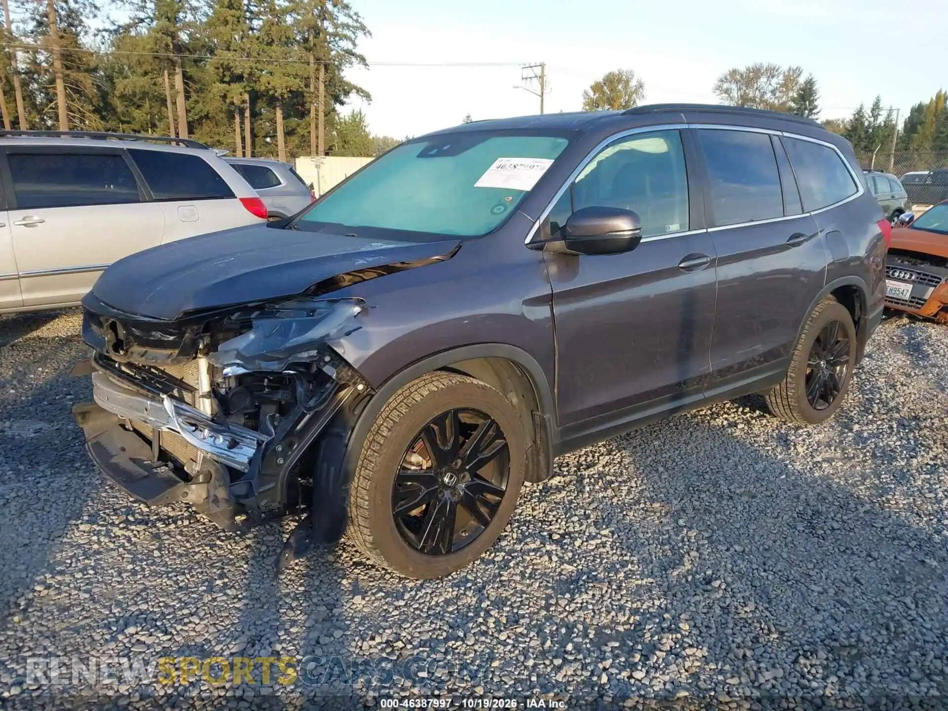 2 Фотография поврежденного автомобиля 5FNYF6H22MB018601 HONDA PILOT 2021