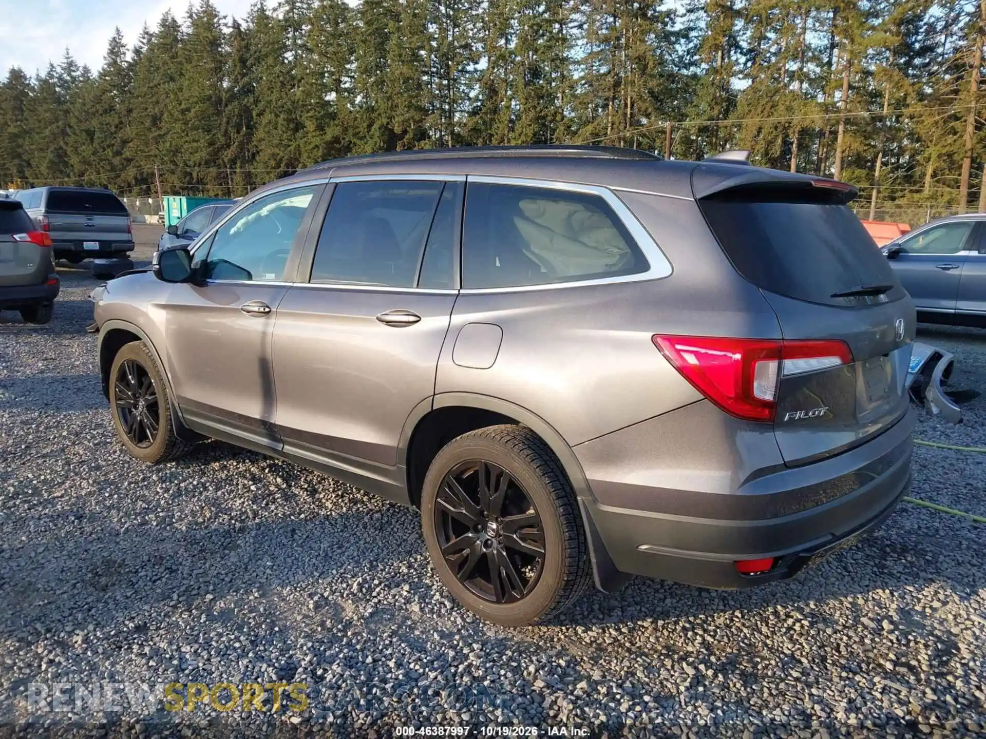 3 Фотография поврежденного автомобиля 5FNYF6H22MB018601 HONDA PILOT 2021