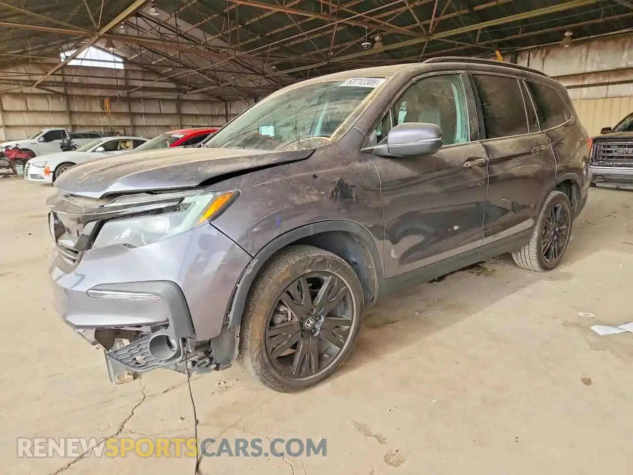 1 Фотография поврежденного автомобиля 5FNYF6H22MB078653 HONDA PILOT 2021