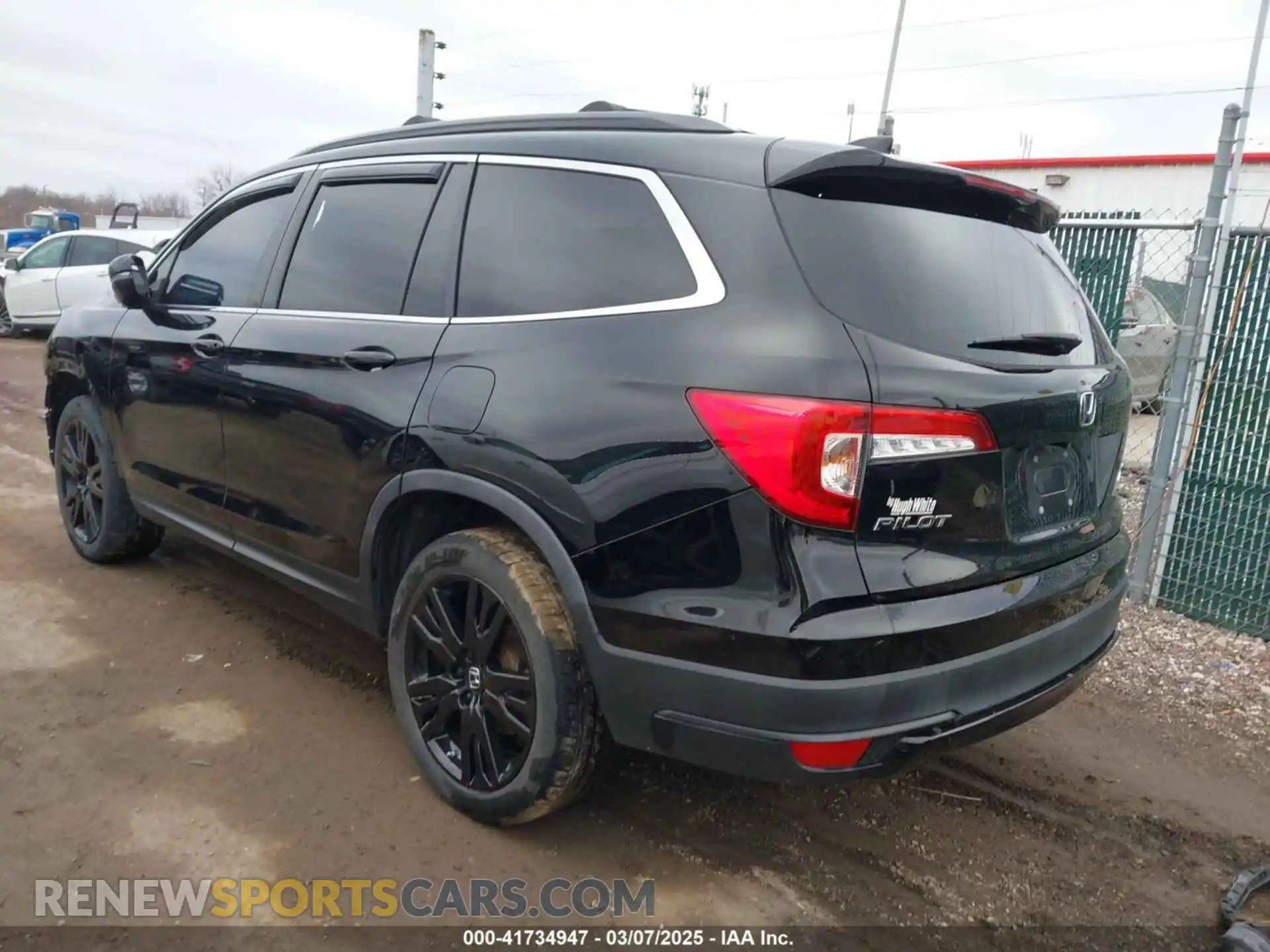 3 Photograph of a damaged car 5FNYF6H23MB004612 HONDA PILOT 2021
