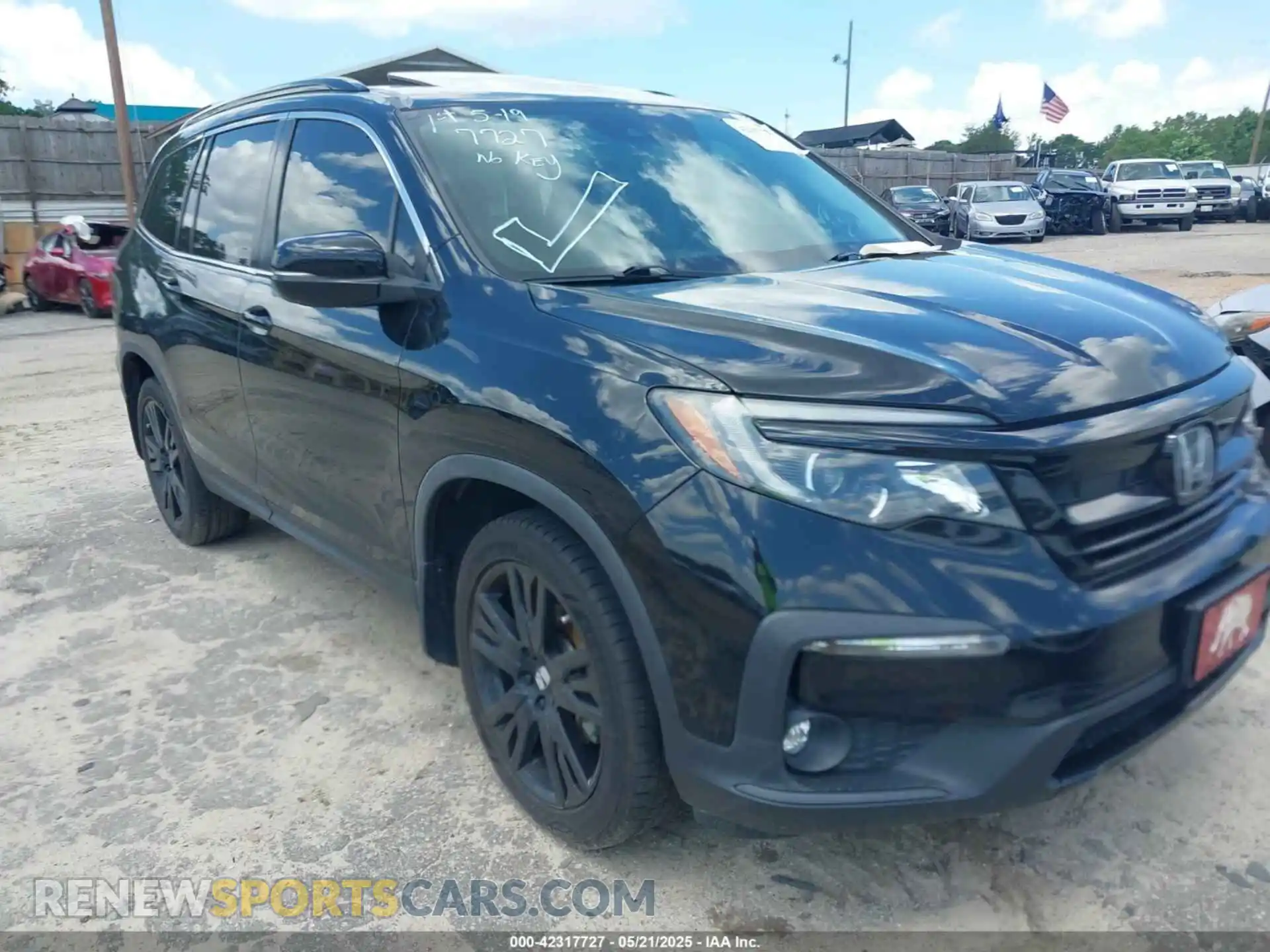 1 Фотография поврежденного автомобиля 5FNYF6H23MB024343 HONDA PILOT 2021