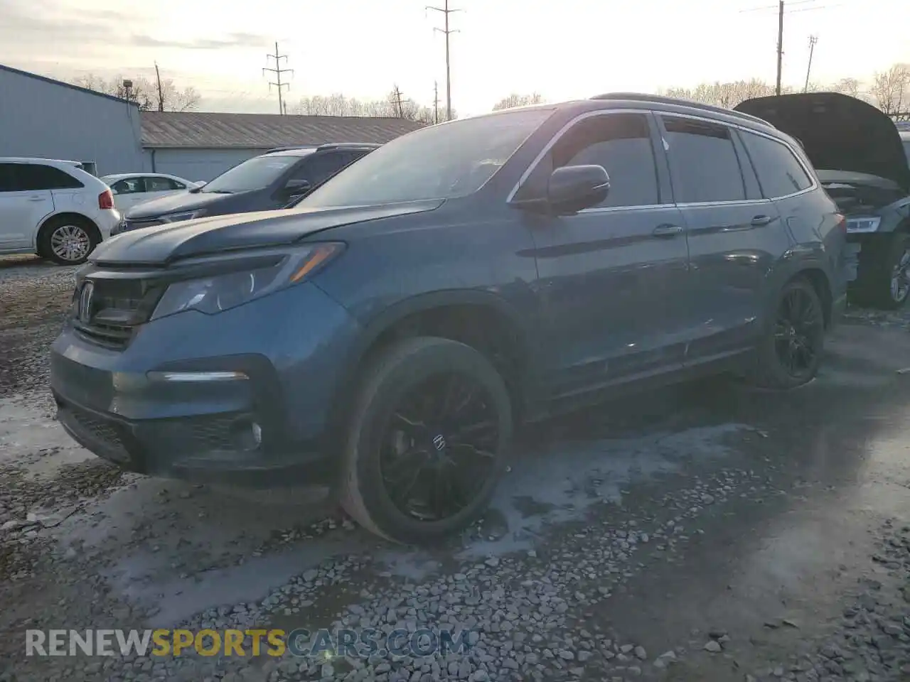 1 Photograph of a damaged car 5FNYF6H23MB024892 HONDA PILOT 2021